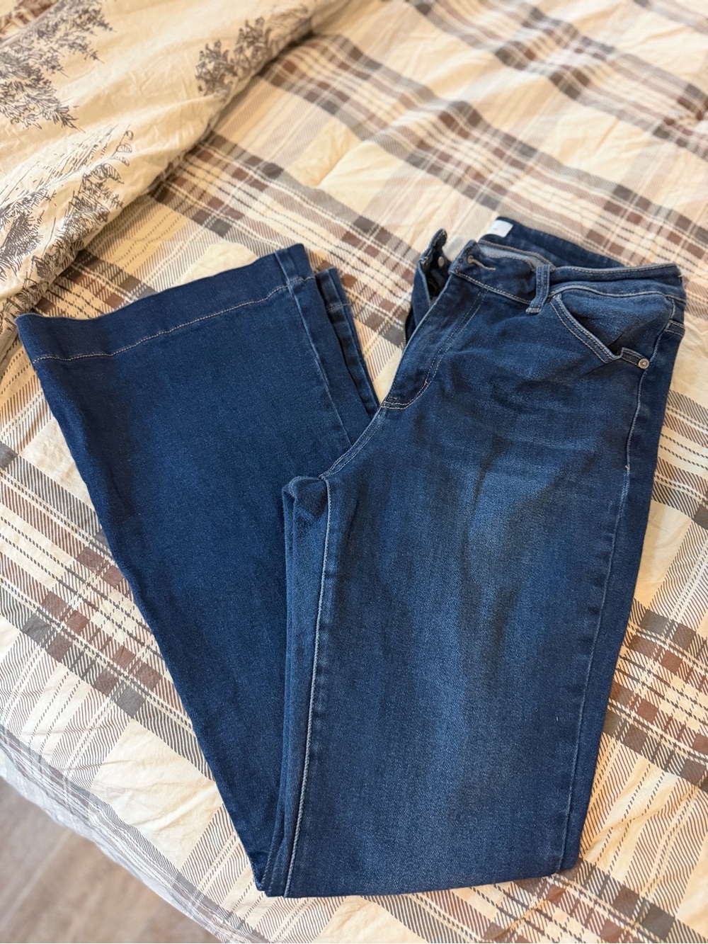 KanCan Dark Blue Flare Jeans